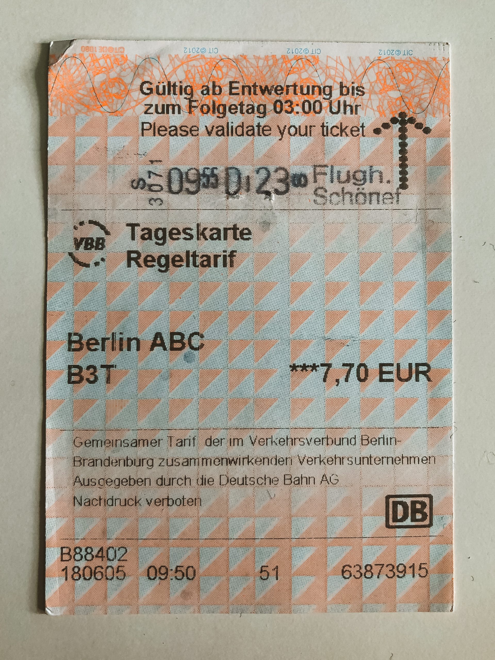 Transporte público en Berlín - Abonos y precios